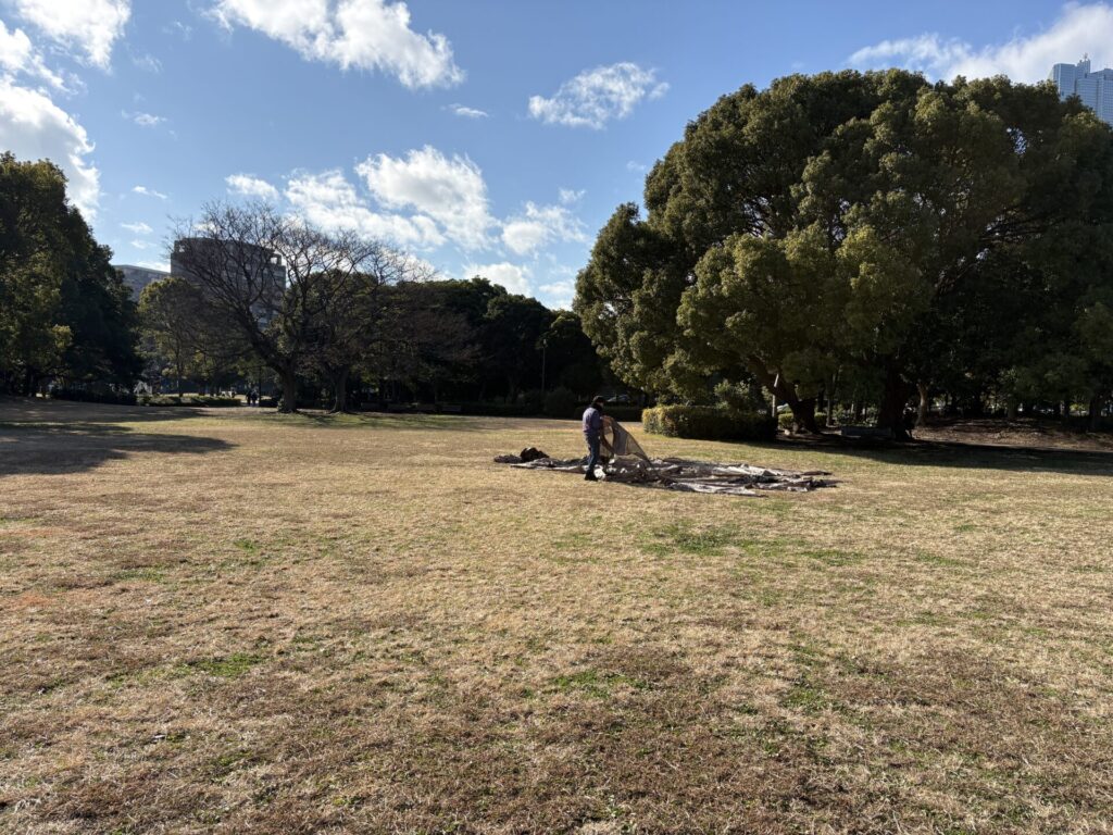 広々とした公園