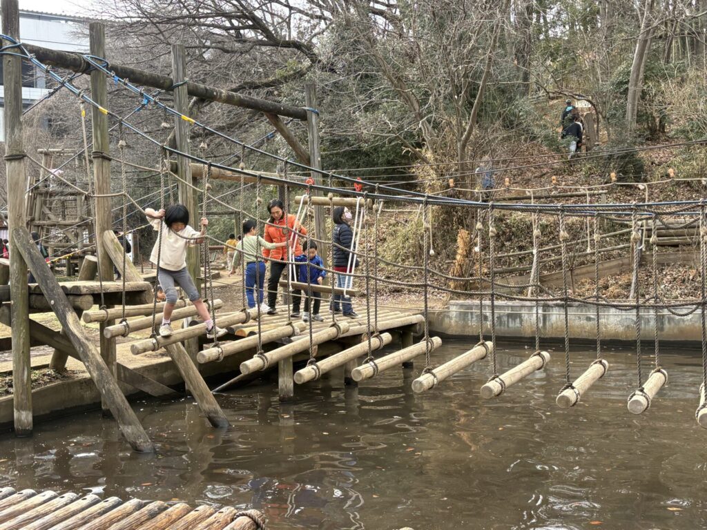 水のアスレチック
