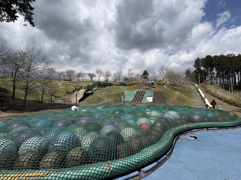 ボールのトランポリン